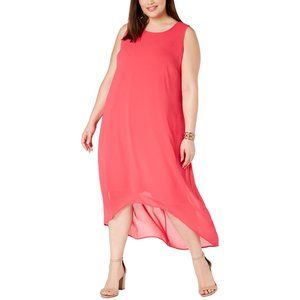 NWT - Women's Sleeveless Hi-Low Maxi Dress